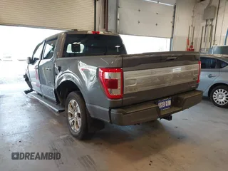 2022 Ford F-150 XL with VIN 1FTFW1E88NFA39758, listed as a IAAI auction lot 41619195 with 87,294 mi miles. Bid and sale history available at carsss.com. Image 3.
