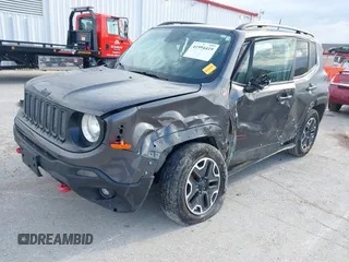 2017 Jeep Renegade Deserthawk with VIN ZACCJBCB2HPF51653, listed as a IAAI auction lot 41994419 with 115,444 mi miles and . Bid and sale history available at DreamBid. Image 17.