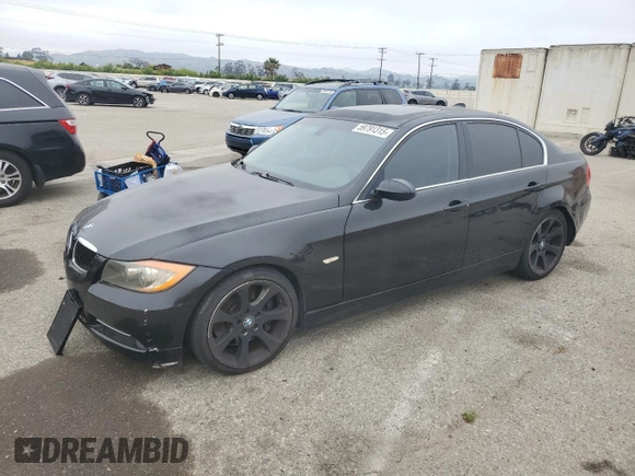 2007 BMW 3 Series 335i with VIN WBAVB73547VF54459, listed as a Copart auction lot 59791315 with 127,018 mi miles and Salvage title. Bid and sale history available at DreamBid. Image 1.