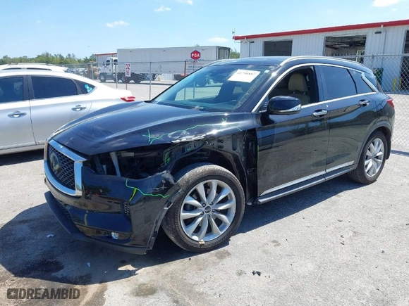 2019 Infiniti QX50 ESSENTIAL with VIN 3PCAJ5M12KF122087, listed as a IAAI auction lot 41790887 with 120,621 mi miles. Bid and sale history available at carsss.com. Image 2.