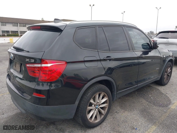 2013 BMW X3 xDrive28i with VIN 5UXWX9C59D0A21969, listed as a IAAI auction lot 42058317 with 118,302 mi miles. Bid and sale history available at carsss.com. Image 4.