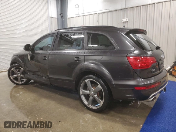 2014 Audi Q7 3.0L TDI Prestige with VIN WA1VMAFEXED011925, listed as a Copart auction lot 46054715 with 186,551 mi miles and Clean Title. Bid and sale history available at carsss.com. Image 2.