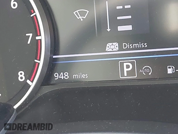 2025 Nissan Sentra SR with VIN 3N1AB8DV9SY222356, listed as a IAAI auction lot 41692346 with 948 mi miles and . Bid and sale history available at DreamBid. Image 15.