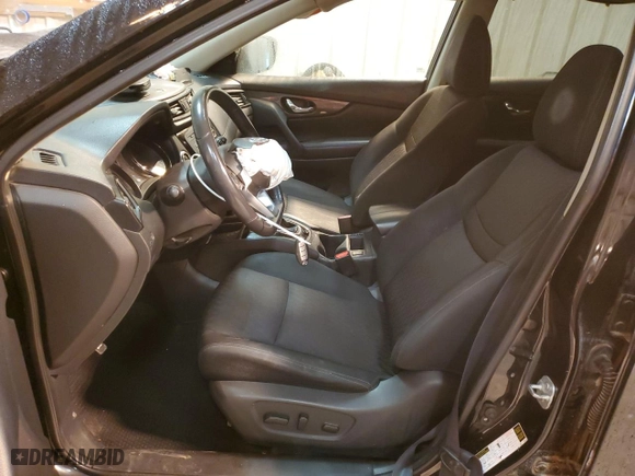 2017 Nissan Rogue SV with VIN KNMAT2MV0HP587557, listed as a Copart auction lot 44747515 with 151,375 mi miles and Salvage Title. Bid and sale history available at carsss.com. Image 7.