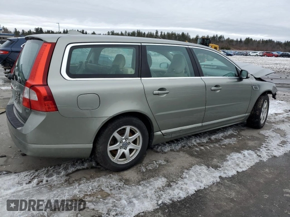 2008 Volvo V70 with VIN YV1BW982581033321, listed as a Copart auction lot 86269014 with 254,223 mi miles and Salvage title. Bid and sale history available at DreamBid. Image 3.