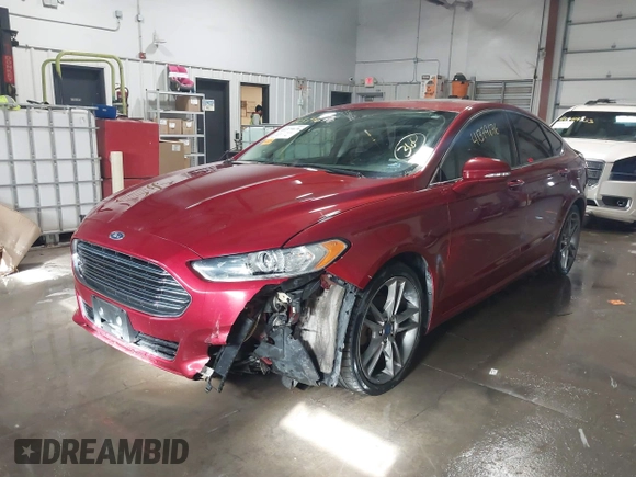2015 Ford Fusion Titanium with VIN 3FA6P0K91FR113892, listed as a IAAI auction lot 41379676 with 195,091 mi miles. Bid and sale history available at carsss.com. Image 2.