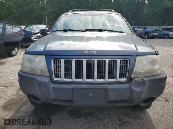 2004 Jeep Grand Cherokee Laredo with VIN 1J4GX48S24C216941, listed as a Copart auction lot 55584785 with 279,710 mi miles and Salvage title. Bid and sale history available at DreamBid. Image 5.
