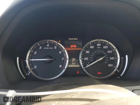 2016 Acura MDX w/Tech/Entertainment with VIN 5FRYD4H67GB028475, listed as a Copart auction lot 46524525 with 78,720 mi miles and Salvage Title. Bid and sale history available at carsss.com. Image 9.