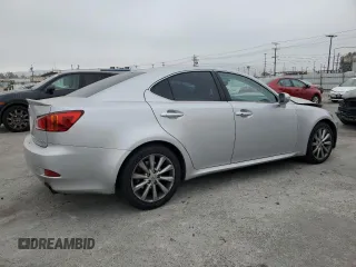 2010 Lexus IS 250 with VIN JTHBF5C24A5110506, listed as a Copart auction lot 52931455 with 117,942 mi miles and Salvage Title. Bid and sale history available at DreamBid. Image 3.