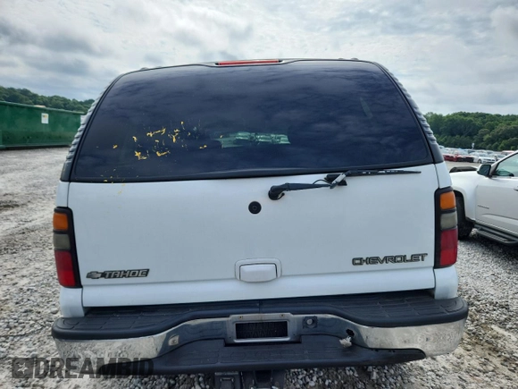 2005 Chevrolet Tahoe LT with VIN 1GNEC13T95J116623, listed as a Copart auction lot 60550695 with Not provided miles and Salvage title. Bid and sale history available at DreamBid. Image 6.