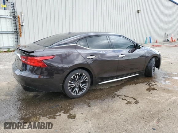 2016 Nissan Maxima SV with VIN 1N4AA6APXGC389289, listed as a Copart auction lot 51057215 with 140,532 mi miles and Salvage Title. Bid and sale history available at DreamBid. Image 3.