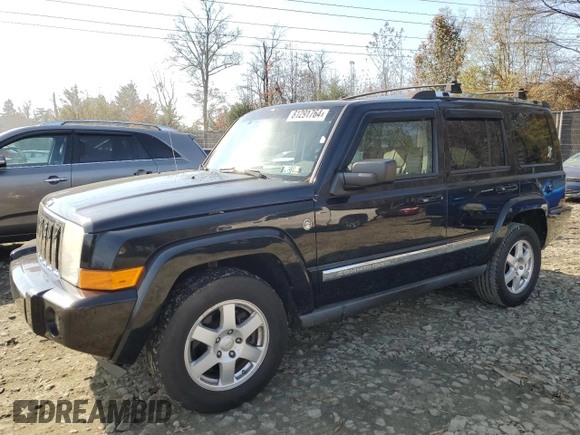2007 Jeep Commander Limited with VIN 1J8HG58PX7C654745, listed as a Copart auction lot 81291764 with 181,725 mi miles and Clean title. Bid and sale history available at DreamBid. Image 1.
