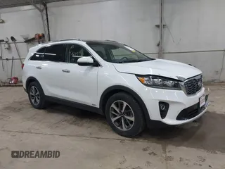 2019 Kia Sorento EX with VIN 5XYPHDA51KG521590, listed as a IAAI auction lot 42045921 with 108,371 mi miles and . Bid and sale history available at DreamBid. Image 1.