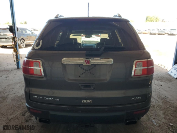2007 Saturn Outlook XR with VIN 5GZEV23717J151766, listed as a Copart auction lot 72963924 with 0 mi miles and Salvage Title. Bid and sale history available at carsss.com. Image 6.