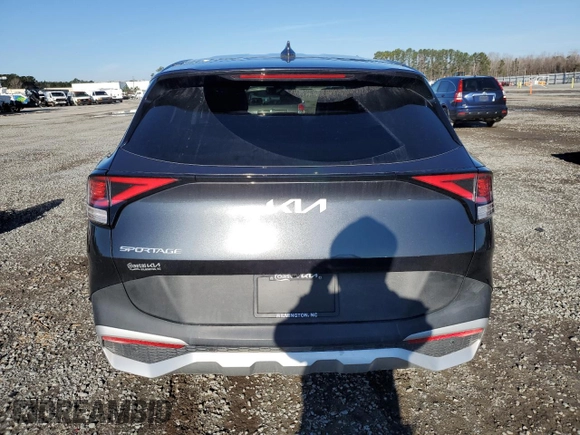 2024 Kia Sportage EX with VIN 5XYK33DF4RG211144, listed as a Copart auction lot 44228745 with 12,297 mi miles and Salvage Title. Bid and sale history available at carsss.com. Image 6.