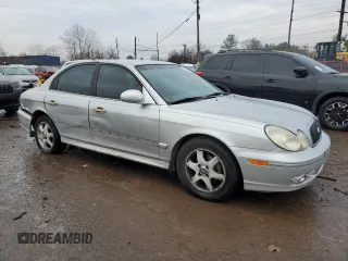2005 Hyundai Sonata GLS with VIN KMHWF35H45A165863, listed as a Copart auction lot 82361594 with 75,162 mi miles and Salvage Title. Bid and sale history available at carsss.com. Image 4.
