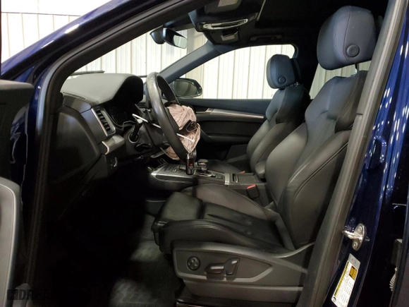 2020 Audi Q5 Premium with VIN WA1ANAFY5L2086112, listed as a Copart auction lot 51587865 with 57,984 mi miles and Salvage Title. Bid and sale history available at carsss.com. Image 7.