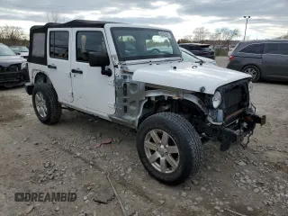 2014 Jeep Wrangler Unlimited Sahara with VIN 1C4BJWEGXEL129190, listed as a Copart auction lot 80462884 with 75,766 mi miles and Non Repairable. Bid and sale history available at carsss.com. Image 4.