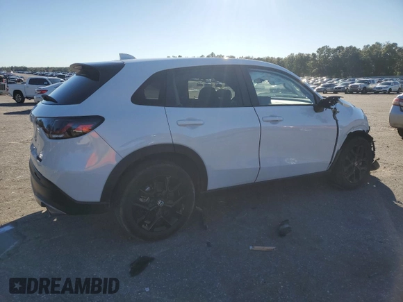 2023 Honda HR-V Sport with VIN 3CZRZ1H57PM706984, listed as a Copart auction lot 84251294 with 19,552 mi miles and Salvage Title. Bid and sale history available at DreamBid. Image 3.