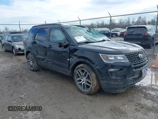 2019 Ford Explorer Sport with VIN 1FM5K8GTXKGA04769, listed as a IAAI auction lot 41651177 with 82,801 mi miles and . Bid and sale history available at DreamBid. Image 1.