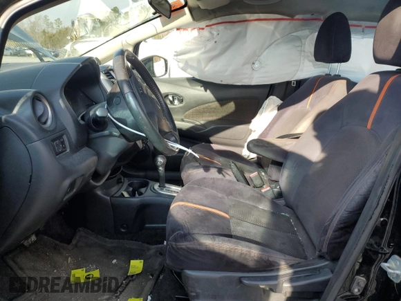 2016 Nissan Note S with VIN 3N1CE2CP4GL401781, listed as a Copart auction lot 87519975 with Not provided miles and Salvage title. Bid and sale history available at DreamBid. Image 7.