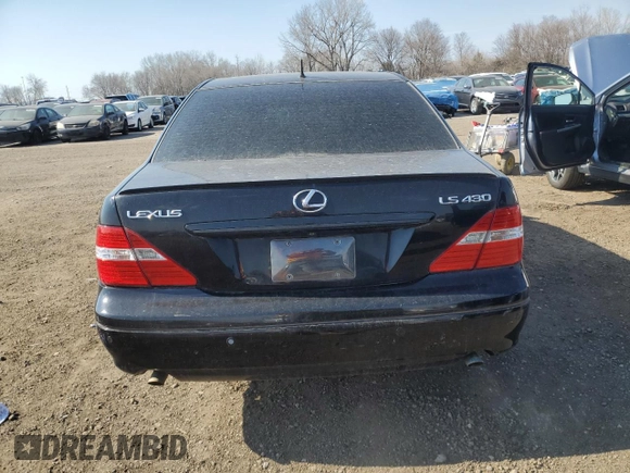 2004 Lexus LS 430 z VIN JTHBN36F540155039, wystawiony jako Copart lot #51016815 z przebiegiem 250 404 mil mil oraz Czysty tytuł • Clean title. Historia ofert i sprzedaży dostępna na DreamBid. Obrazek 6.