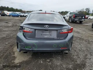 2015 Lexus RC 350 with VIN JTHSE5BC1F5004812, listed as a Copart auction lot 80574304 with 134,072 mi miles and Salvage Title. Bid and sale history available at carsss.com. Image 6.