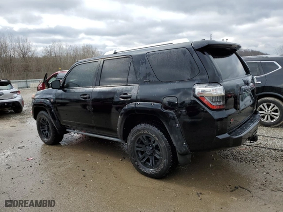 2017 Toyota 4Runner SR5 with VIN JTEBU5JR8H5419523, listed as a Copart auction lot 48017355 with 114,209 mi miles and Salvage Title. Bid and sale history available at carsss.com. Image 2.