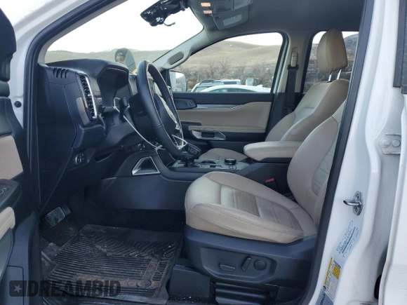 2024 Ford Ranger Lariat с VIN 1FTER4KH0RLE09682, выставлен на аукционе Copart как лот 87898935 с пробегом 16 595 миль миль и Списание • Salvage title. История ставок и продаж доступна на DreamBid. Изображение 7.