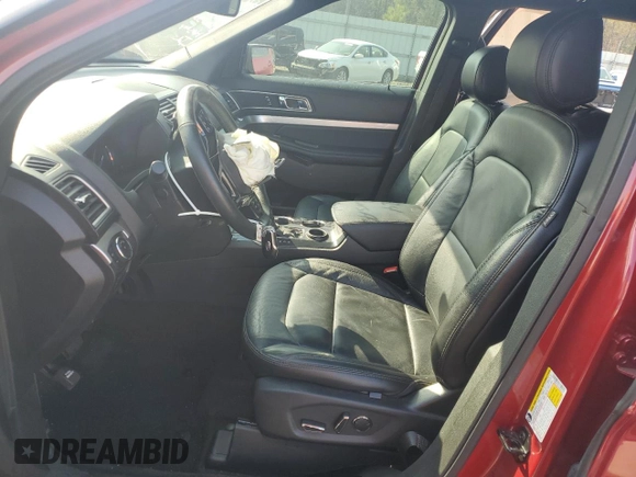 2017 Ford Explorer XLT with VIN 1FM5K7D81HGD34741, listed as a Copart auction lot 44147335 with 35,999 mi miles and Salvage title. Bid and sale history available at DreamBid. Image 7.