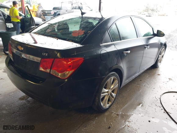 2011 Chevrolet Cruze LTZ with VIN 1G1PH5S97B7140016, listed as a IAAI auction lot 42086035 with 119,286 mi miles. Bid and sale history available at carsss.com. Image 4.