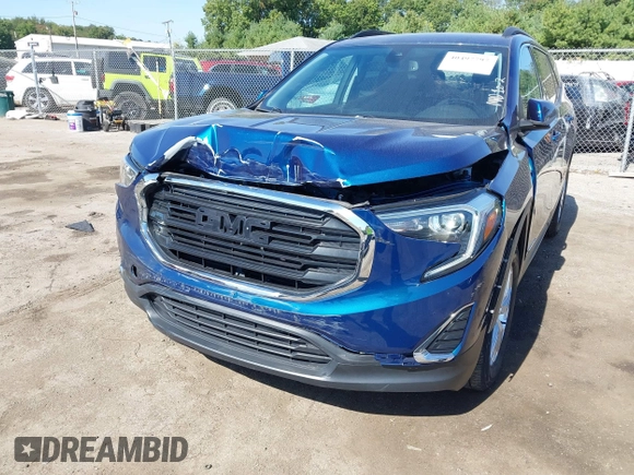 2020 GMC Terrain SLE with VIN 3GKALTEV3LL192964, listed as a IAAI auction lot 40497797 with 37,800 mi miles. Bid and sale history available at carsss.com. Image 6.