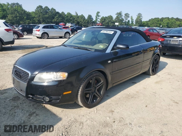 2007 Audi A4 2.0T z VIN WAUDF48H87K015052, wystawiony jako Copart lot #60296355 z przebiegiem 135 961 mil mil oraz Szkoda całkowita • Salvage title. Historia ofert i sprzedaży dostępna na DreamBid. Obrazek 1.