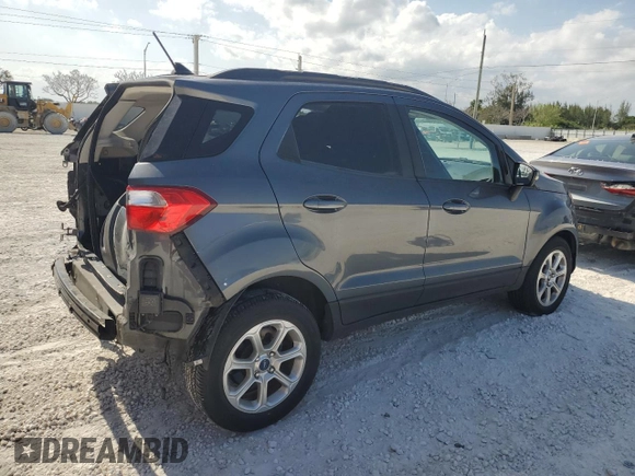 2020 Ford EcoSport SE with VIN MAJ3S2GE0LC329505, listed as a Copart auction lot 52909145 with 16,128 mi miles and Salvage Title. Bid and sale history available at carsss.com. Image 3.