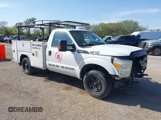 2012 Ford F-250 XL with VIN 1FDBF2A66CEA82115, listed as a IAAI auction lot 41912259 with 213,702 mi miles and . Bid and sale history available at DreamBid. Image 1.
