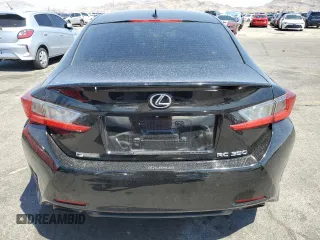 2015 Lexus RC 350 F Sport with VIN JTHHE5BC8F5002937, listed as a Copart auction lot 60566685 with 86,343 mi miles and Salvage title. Bid and sale history available at DreamBid. Image 6.