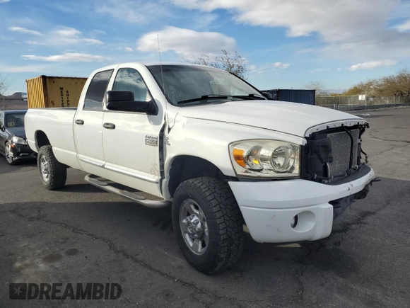 2007 Dodge Ram 2500 SLT with VIN 1D7KS28C07J556137, listed as a Copart auction lot 47265545 with 167,014 mi miles and Salvage Title. Bid and sale history available at carsss.com. Image 4.