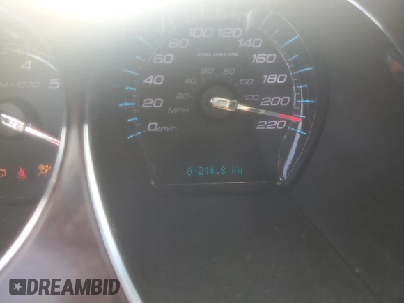 2011 Ford Taurus SEL with VIN 1FAHP2EW0BG103166, listed as a Copart auction lot 67735614 with 81,214 mi miles and Non Repairable. Bid and sale history available at DreamBid. Image 9.