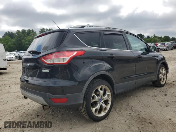2013 Ford Escape Titanium z VIN 1FMCU0J93DUB42576, wystawiony jako Copart lot #61439285 z przebiegiem 147 141 mil mil oraz Czysty tytuł • Clean title. Historia ofert i sprzedaży dostępna na DreamBid. Obrazek 3.