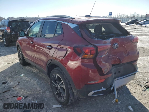 2020 Buick Encore GX Select with VIN KL4MMDS22LB072557, listed as a Copart auction lot 89300065 with 50,922 mi miles and Salvage title. Bid and sale history available at DreamBid. Image 2.
