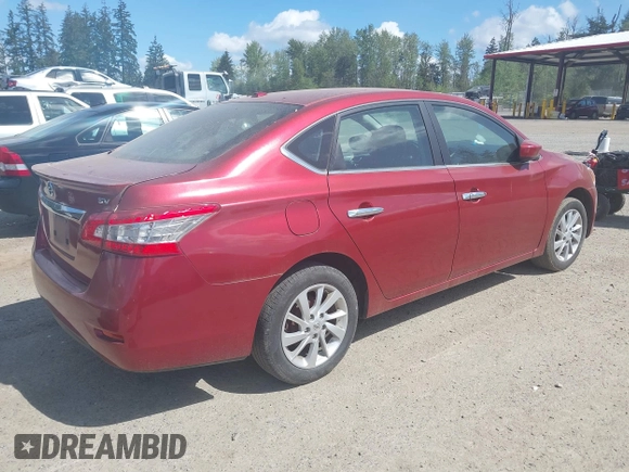 2015 Nissan Sentra SR with VIN 3N1AB7AP3FY369942, listed as a IAAI auction lot 42101502 with 150,954 mi miles and . Bid and sale history available at DreamBid. Image 4.