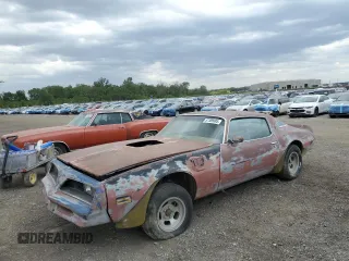 1978 Pontiac Firebird z VIN 2W87K8L190184, wystawiony jako Copart lot #57308485 z przebiegiem 58 274 mil mil oraz Czysty tytuł • Clean title. Historia ofert i sprzedaży dostępna na DreamBid. Obrazek 1.