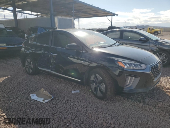2020 Hyundai Ioniq Limited with VIN KMHC05LC2LU240451, listed as a Copart auction lot 47824335 with 89,633 mi miles and Salvage Title. Bid and sale history available at DreamBid. Image 4.