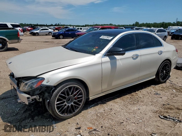 2017 Mercedes-Benz E 300 Luxury with VIN WDDZF4KB3HA174183, listed as a Copart auction lot 58222665 with 50,761 mi miles and Salvage title. Bid and sale history available at DreamBid. Image 1.