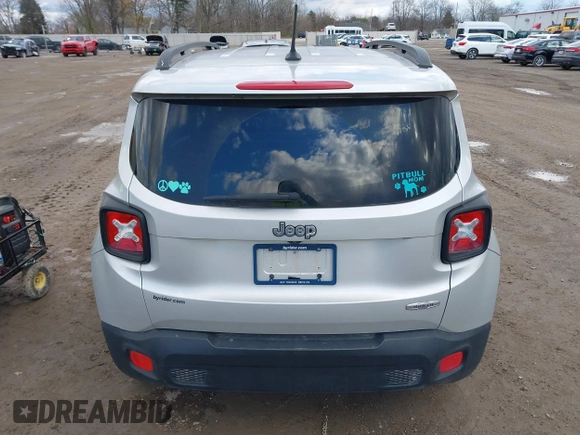 2015 Jeep Renegade Latitude with VIN ZACCJABT9FPB46231, listed as a IAAI auction lot 40805225 with 158,509 mi miles. Bid and sale history available at carsss.com. Image 16.