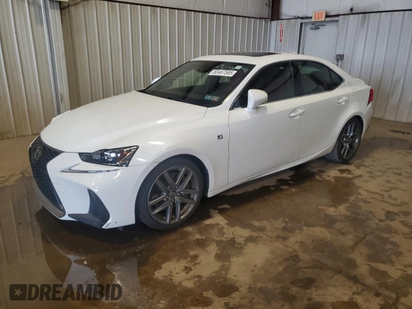 2017 Lexus IS 300 with VIN JTHCM1D25H5024262, listed as a Copart auction lot 60467585 with 91,888 mi miles and Salvage title. Bid and sale history available at DreamBid. Image 1.