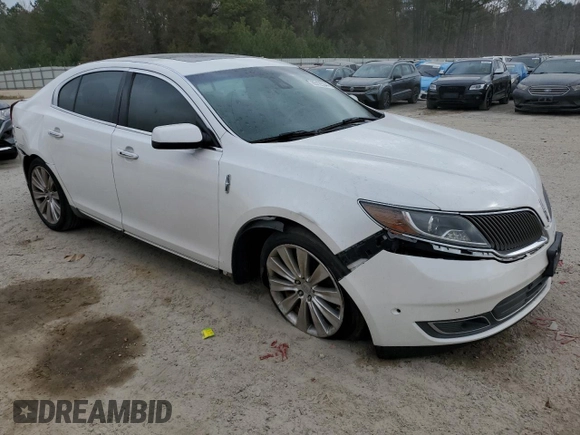 2013 Lincoln MKS EcoBoost with VIN 1LNHL9FT0DG607721, listed as a Copart auction lot 85129344 with 158,191 mi miles and Salvage title. Bid and sale history available at DreamBid. Image 4.