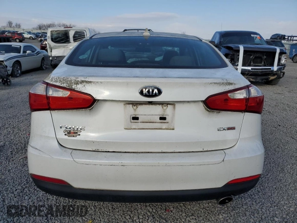 2014 Kia Forte EX with VIN KNAFX4A82E5104921, listed as a Copart auction lot 47372735 with 40,900 mi miles and Salvage Title. Bid and sale history available at carsss.com. Image 6.