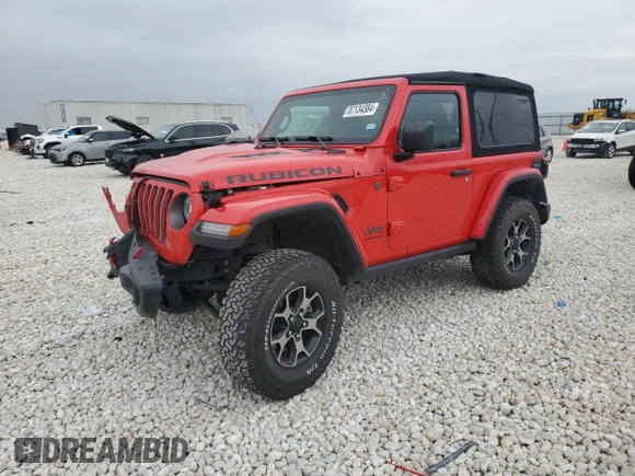 2018 Jeep Wrangler Rubicon with VIN 1C4HJXCG9JW255648, listed as a Copart auction lot 87134384 with Not provided miles and Salvage title. Bid and sale history available at DreamBid. Image 1.