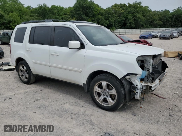 2013 Honda Pilot EX-L with VIN 5FNYF3H67DB022435, listed as a Copart auction lot 56531915 with 82,573 mi miles and Salvage title. Bid and sale history available at DreamBid. Image 4.